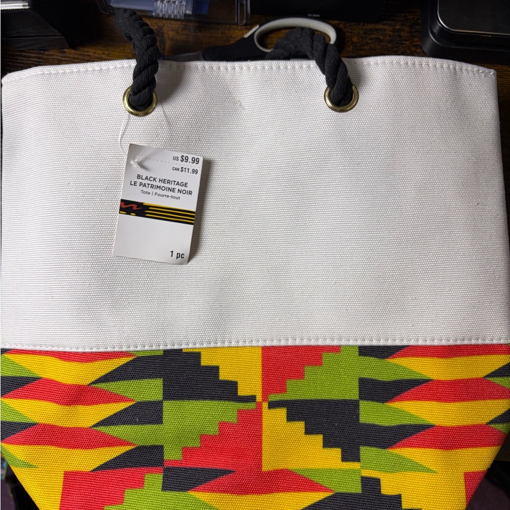Colorful Geometric Tote Bag